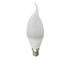 Ecola candle LED Premium 10,0W 220V E14 4000K свеча на ветру (композит) 129x37