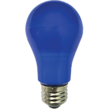 Ecola classic   LED color  8,0W A55 220V E27 Blue Синяя 360° (композит) 108x55