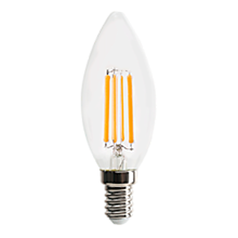Ecola candle   LED Premium  7,0W  220V E14 2700K 360° filament прозр. нитевидная свеча (Ra 80, 100 L