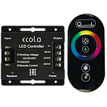 Ecola LED strip RGB RF controller 24A 288W 12V (576W 24V)