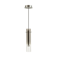 5061/5LA PENDANT ODL24 317 серебристый/дымчатый/металл/стекло Подвес LED 4W 3000K SHINY