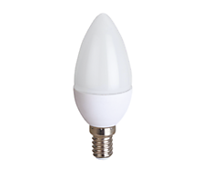 Ecola candle LED Premium 8,0W 220V E14 2700K свеча (композит) 100x37
